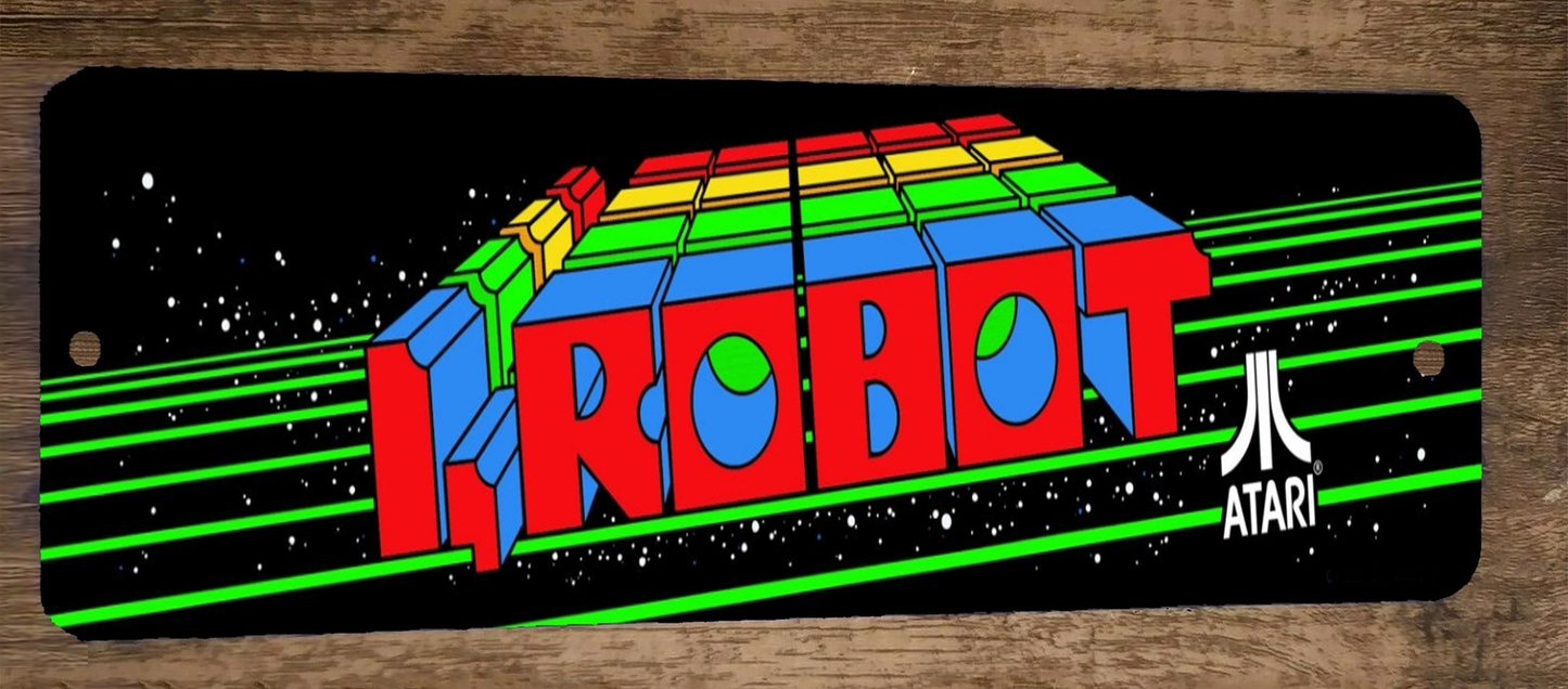 I Robot Video Game Arcade Marquee 4x12 Metal Wall Sign Banner Poster