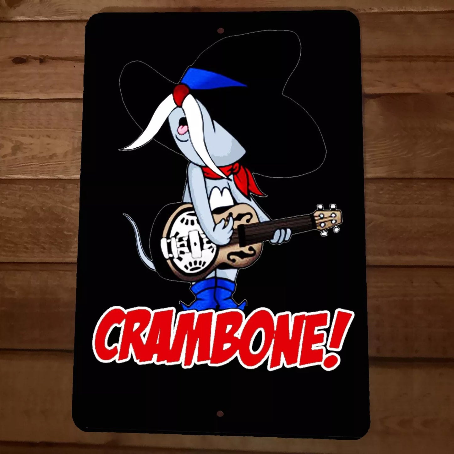 Crambone! 8x12 Metal Wall Sign Tom & Jerry Uncle Pecos