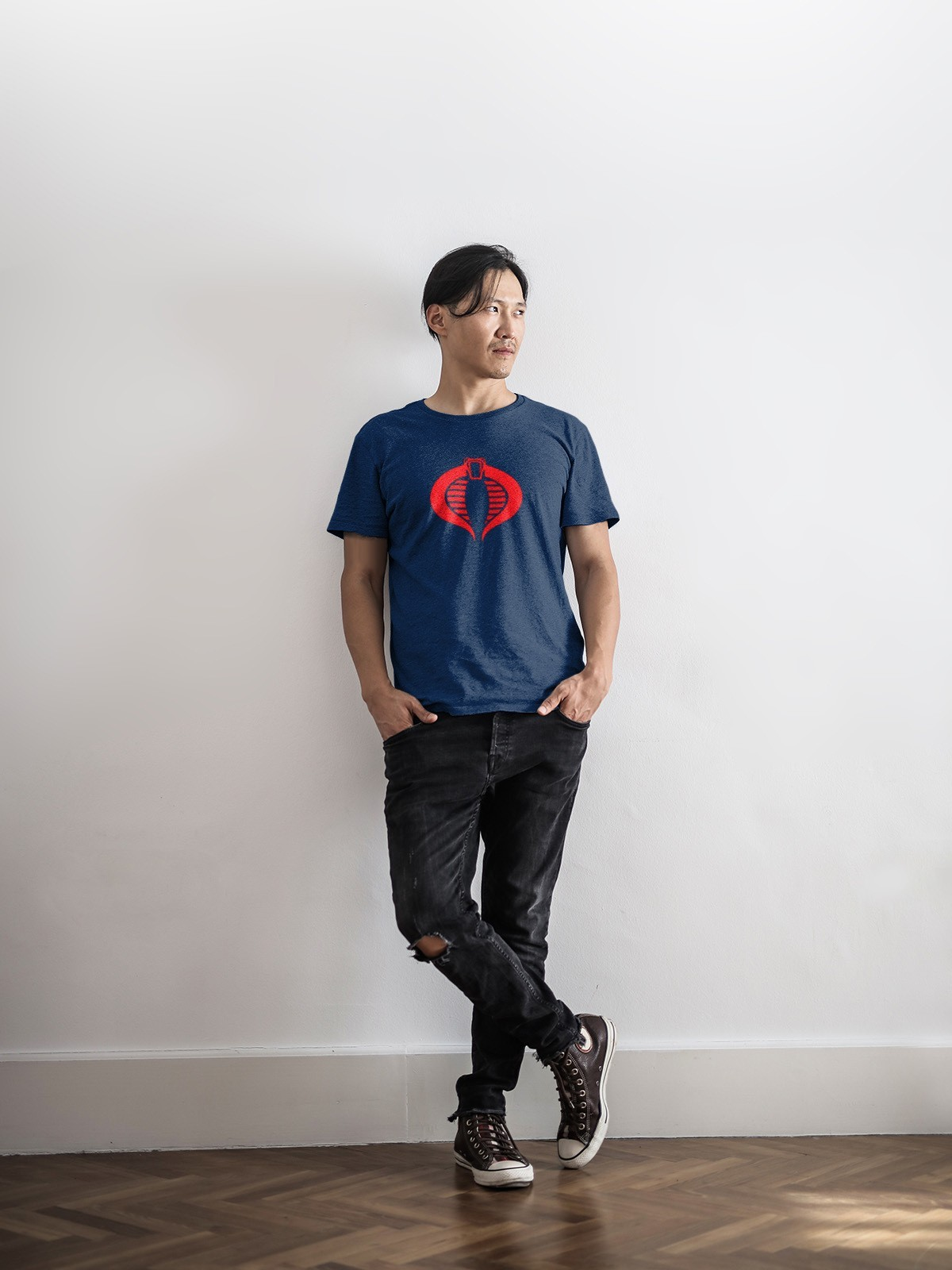 Cobra GI Joe Logo Mens T Shirt Gildan