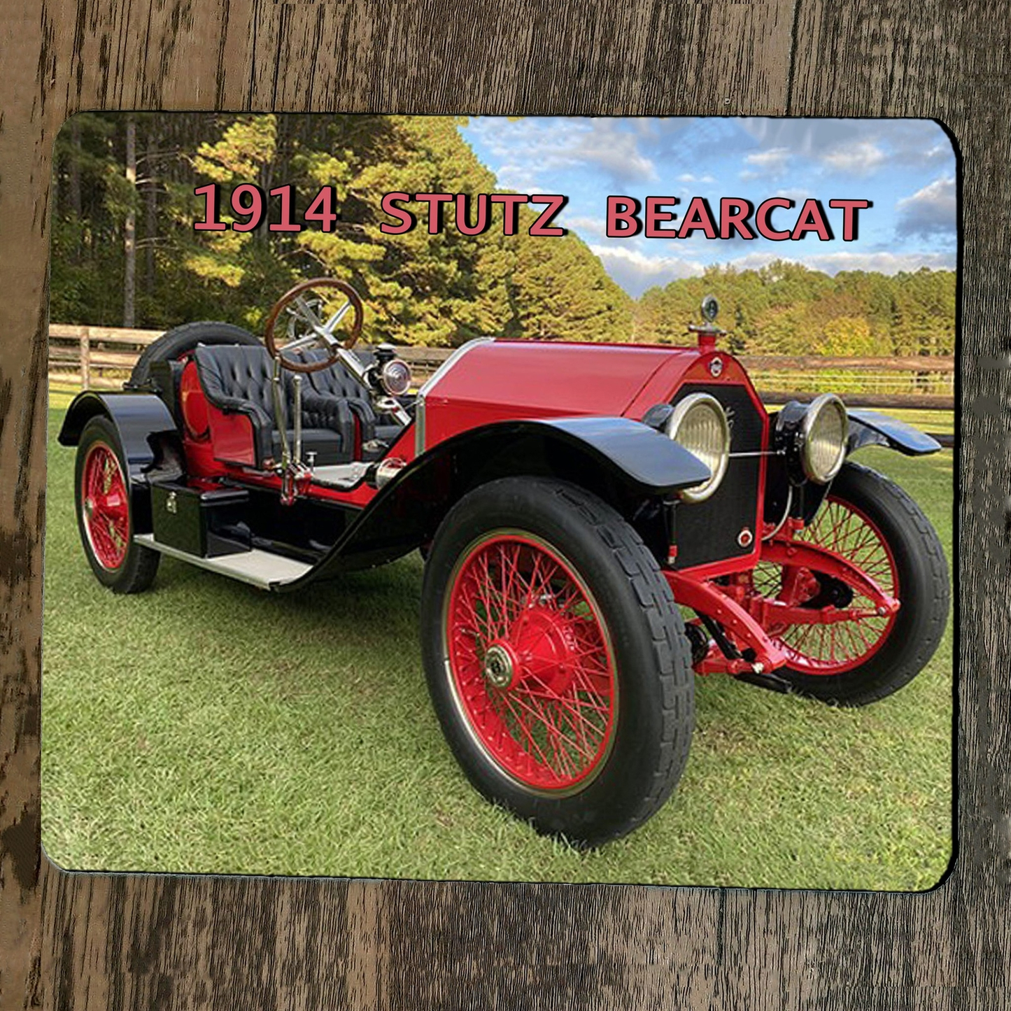 Mouse Pad 1914 Stutz Bearcat Classic Antique Hot Rod Car Truck