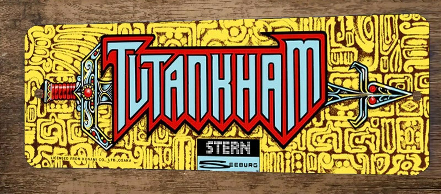 Tutankham Arcade 3x12 Metal Wall Video Game Sign