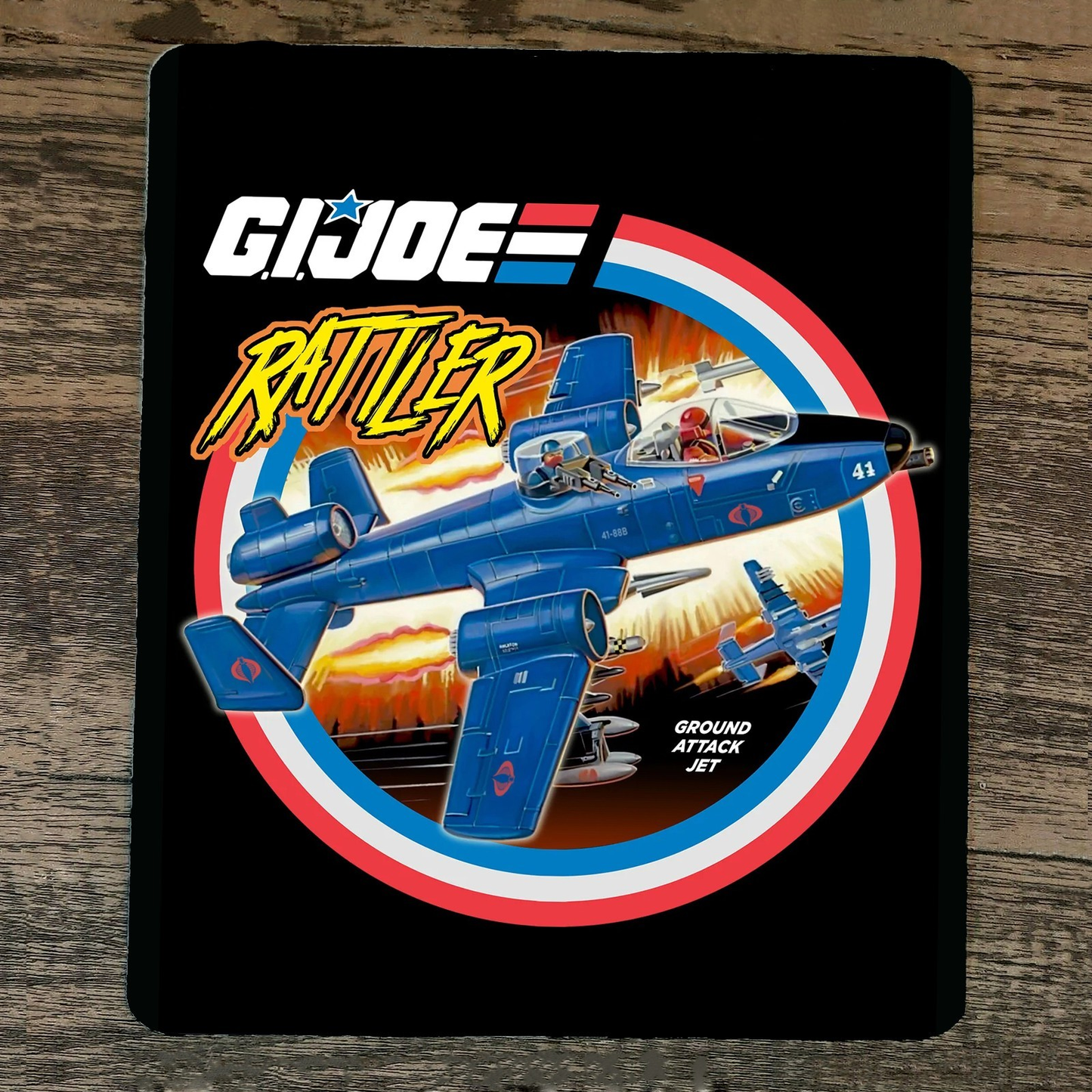 Mouse Pad GI Joe Cobra Rattler Ground Attack Jet