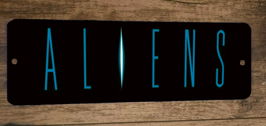 Aliens 3x12 Metal Wall Sign