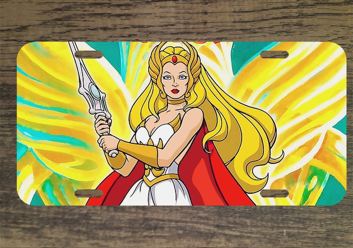 She Ra Princess of Power MOTU 6x12 Custom Mountable Novelty License Plate