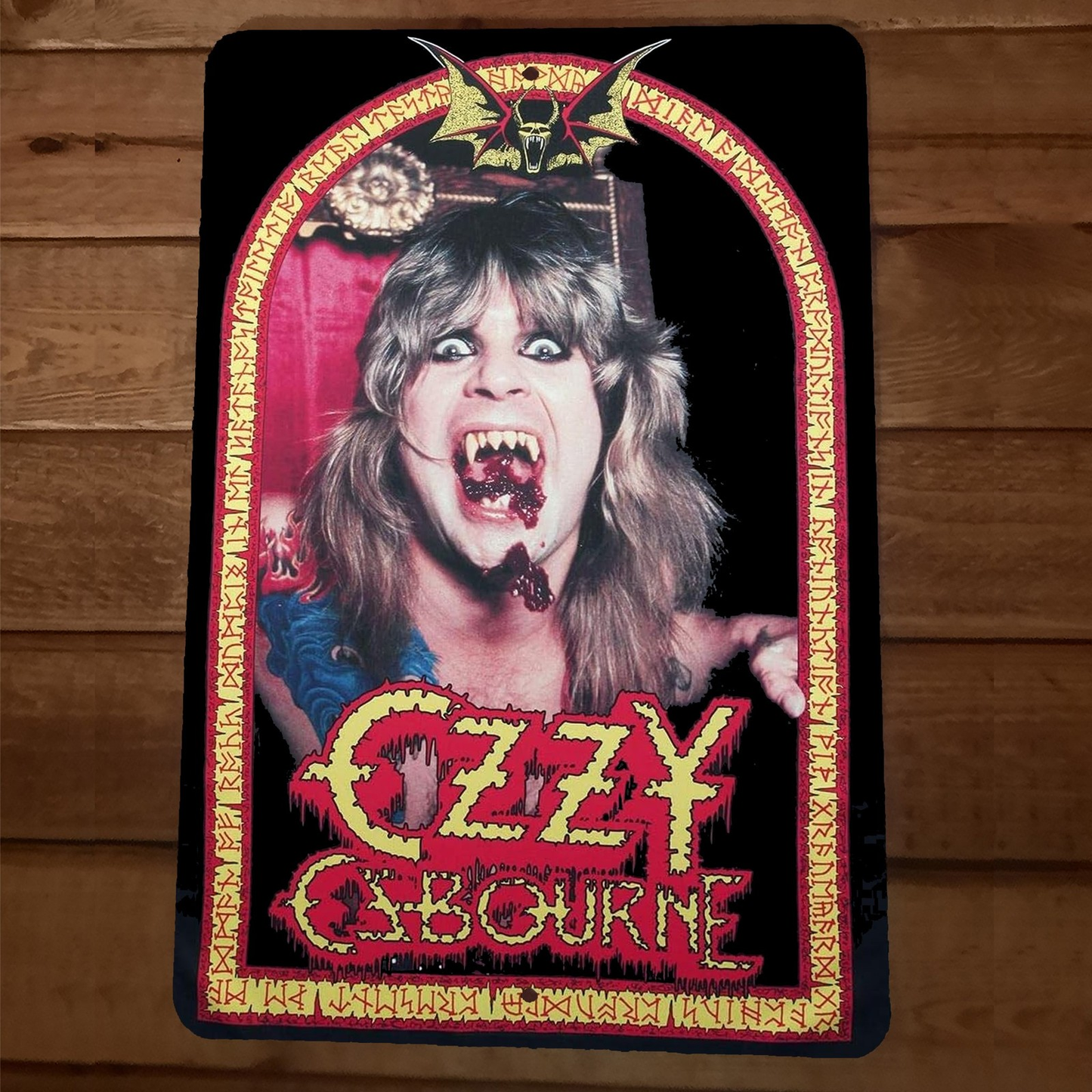 Ozzy Osbourne 8x12 Metal Wall Sign #17