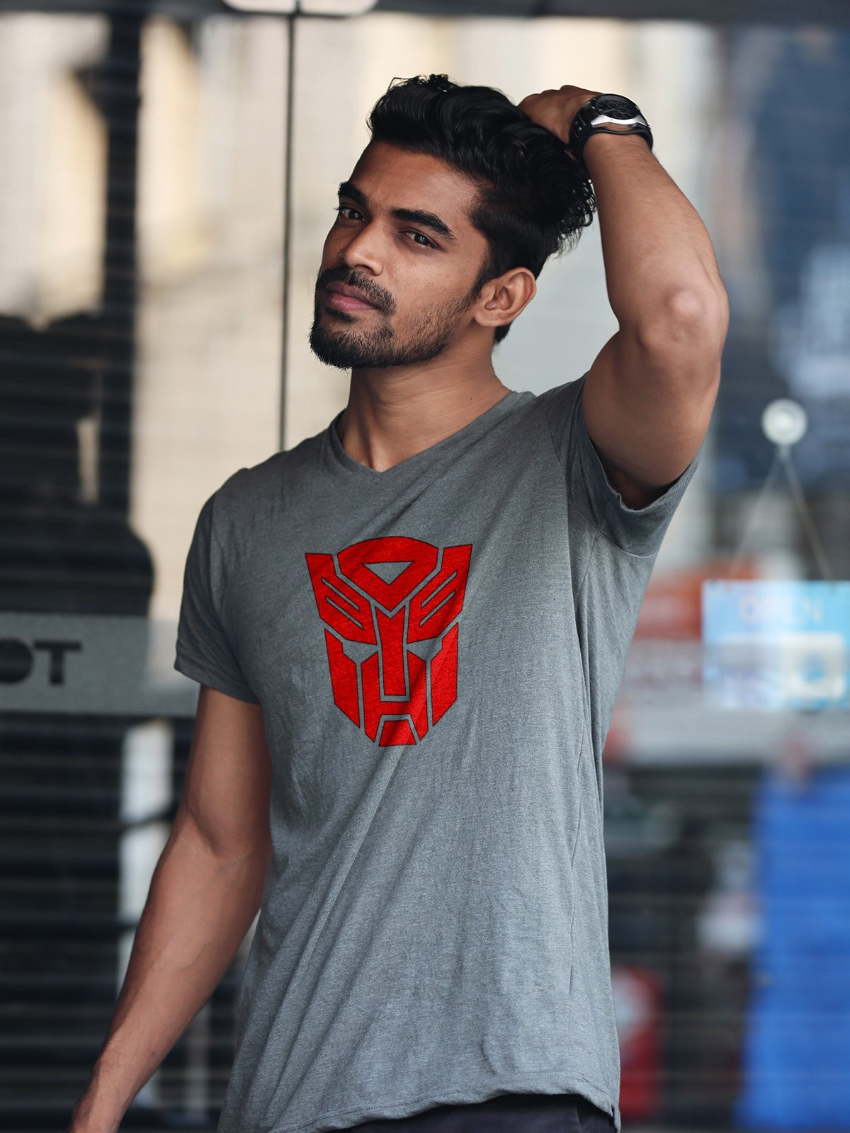 Autobots Transformers Logo Mens T Shirt Gildan