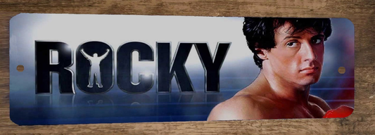 ROCKY Movie Banner 3x12 Metal Wall Sign