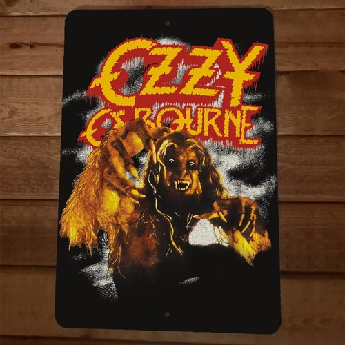 Ozzy Osbourne 8x12 Metal Wall Sign #8 Werewolf