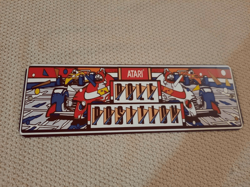 Pole Position Arcade Marquee 3x12 Metal Wall Sign