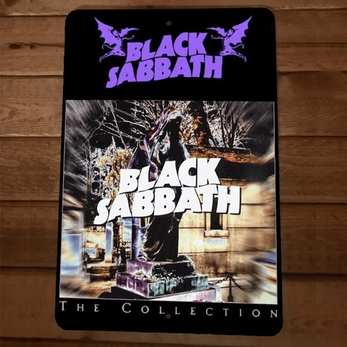 The Collection Black Sabbath 8x12 Metal Wall Sign