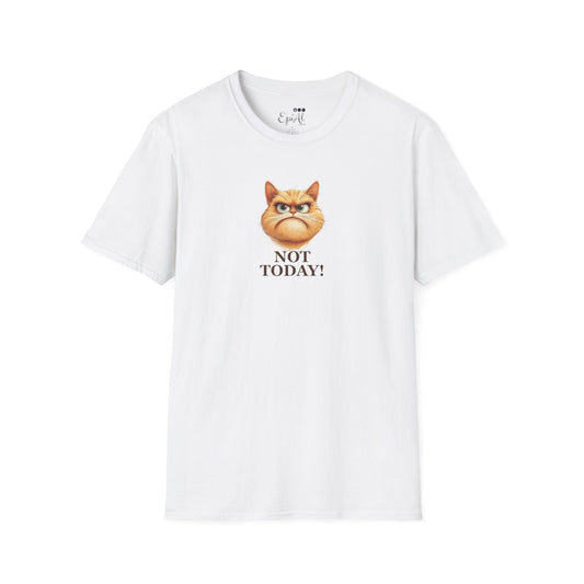 Sassy Not Today Cat-Themed Tee