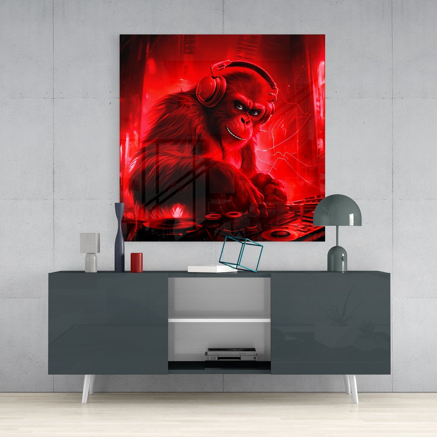 Yo Yo Glass Wall Art|| Designer's Collection