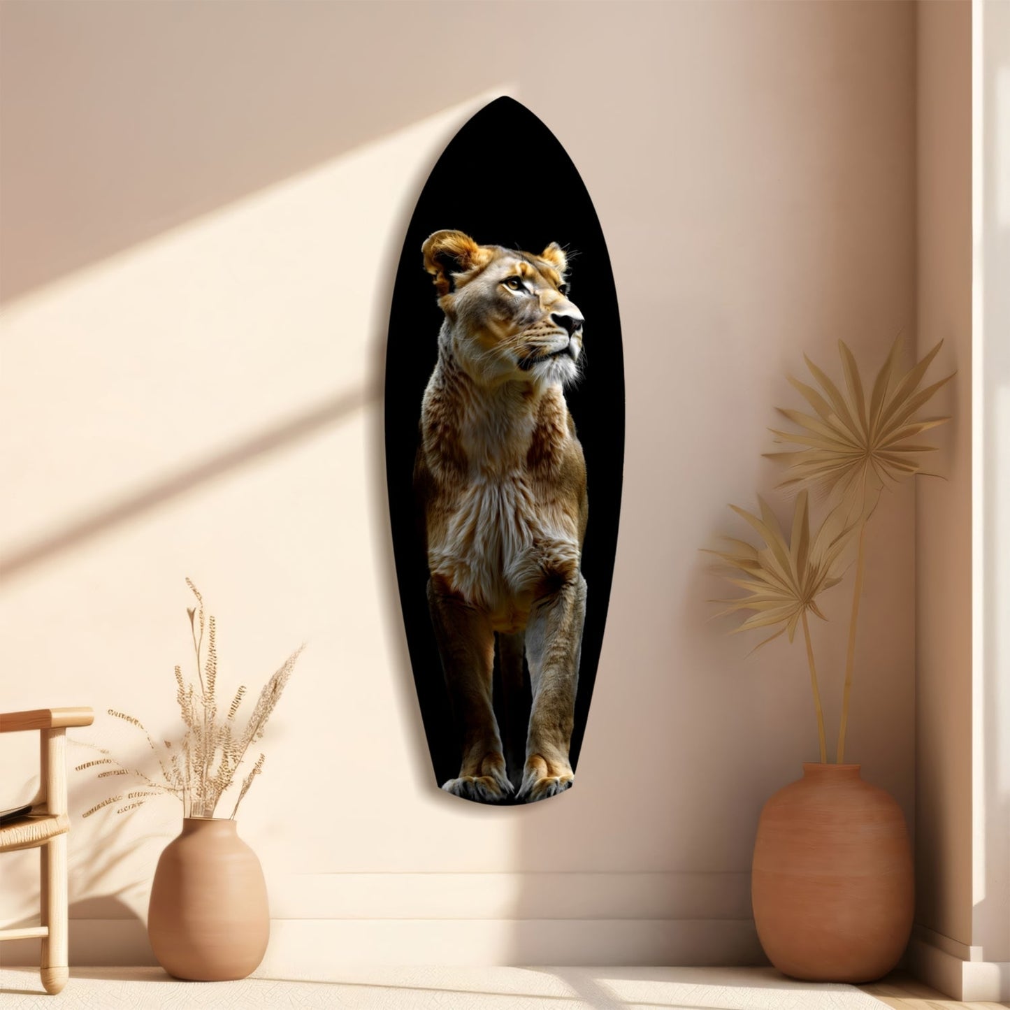 Lioness Glass Wall Art
