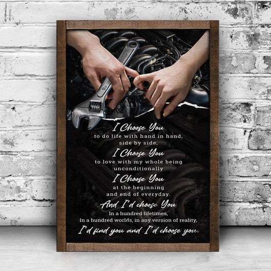 I'd Find You And I'd Choose You Couple Sign