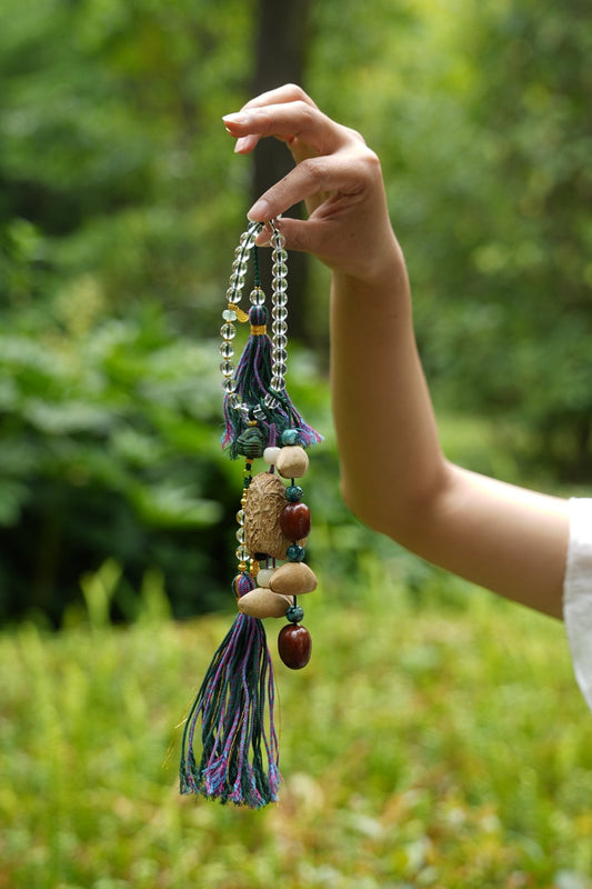 "The Crystal Harmony Tassel" Seed Charm