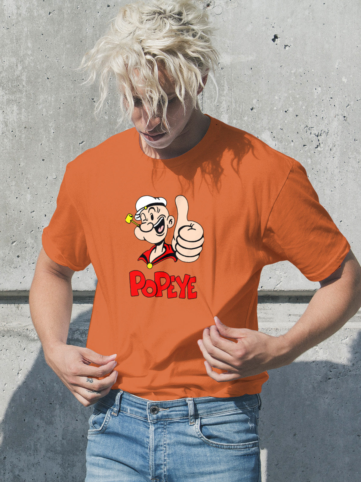 Popeye the Sailor Man Mens T Shirt Gildan