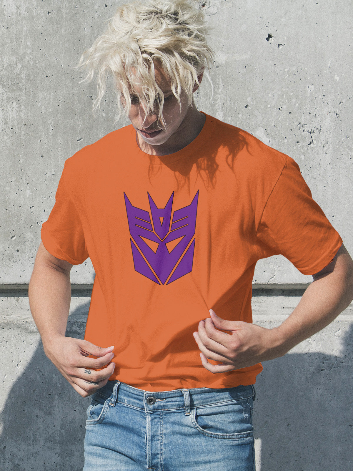 Decepticons Transformers Logo Mens T Shirt Gildan
