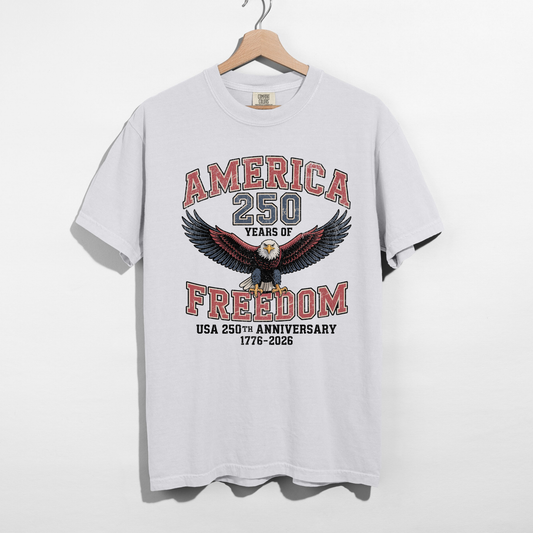 USA 250th Anniversary 1776–2026 Patriotic Graphic Shirt | Vintage Americana