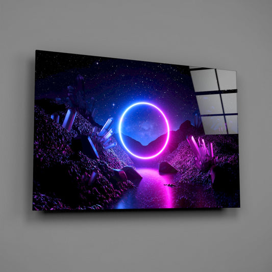 Abstract Art Glass Wall Art
