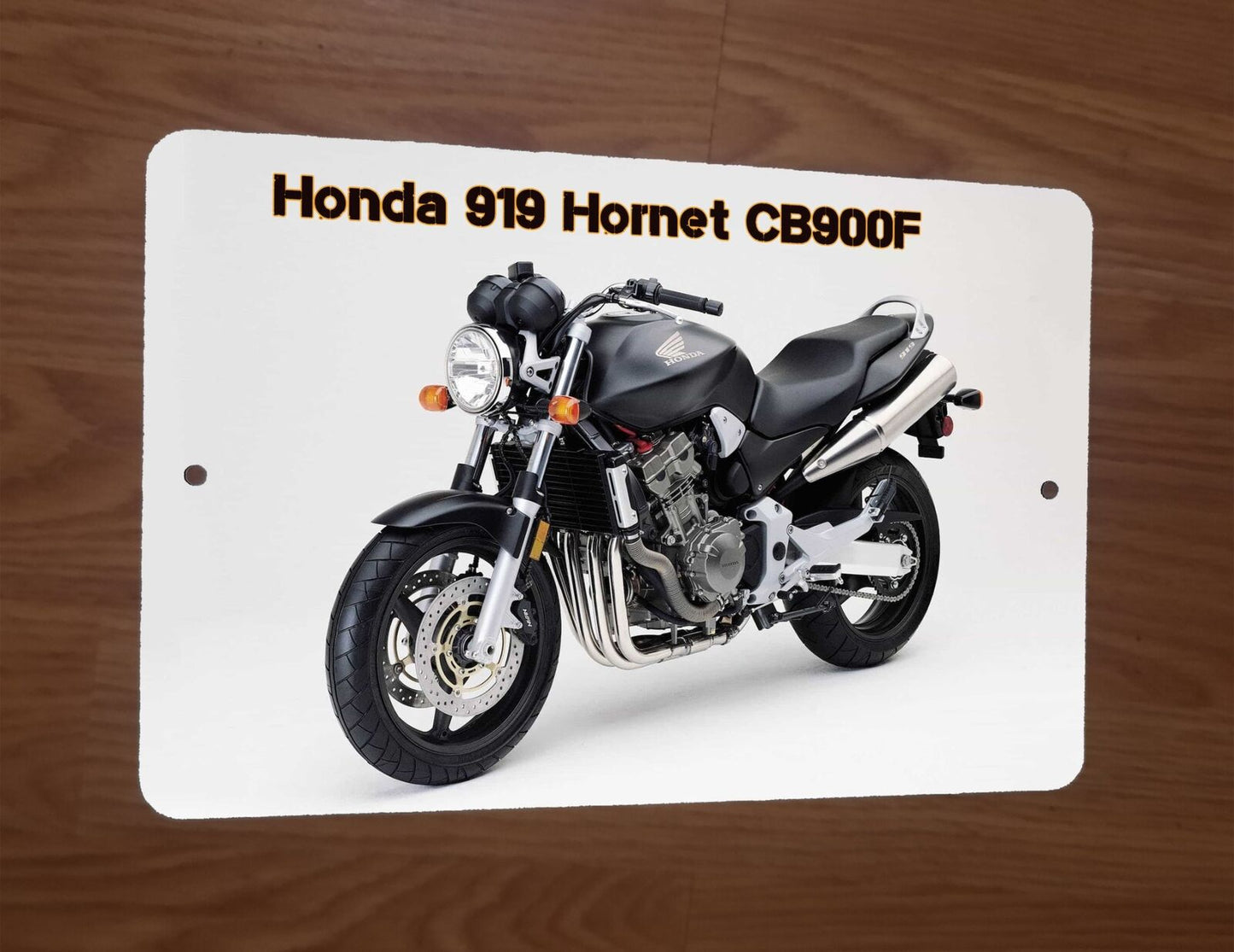 Honda 919 Hornet CB900F Motorcycle Photo 8x12 Metal Wall Sign Garage Poster