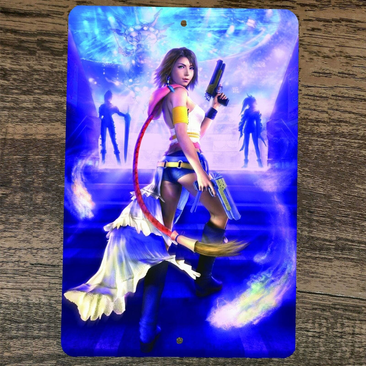 The Summoner Final Fantasy 10 FFX-2 Yuna 8x12 Metal Wall Video Game Sign Poster