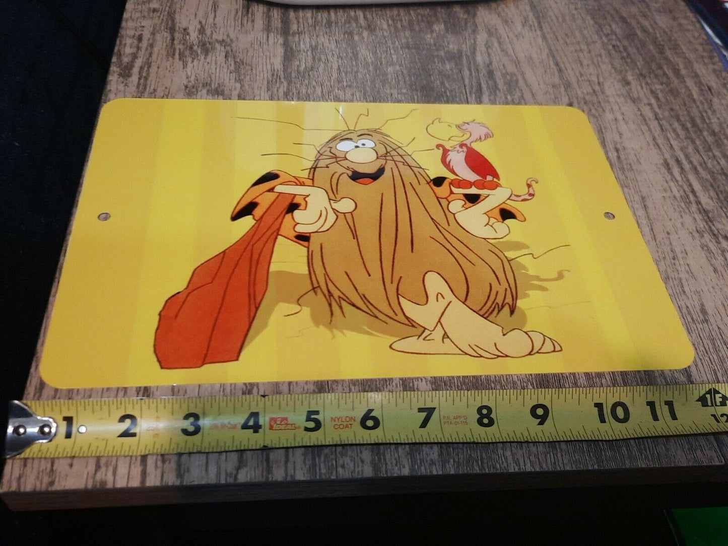 Captain Caveman 8x12 Metal Wall Sign Classic Cartoon Hanna Barbera