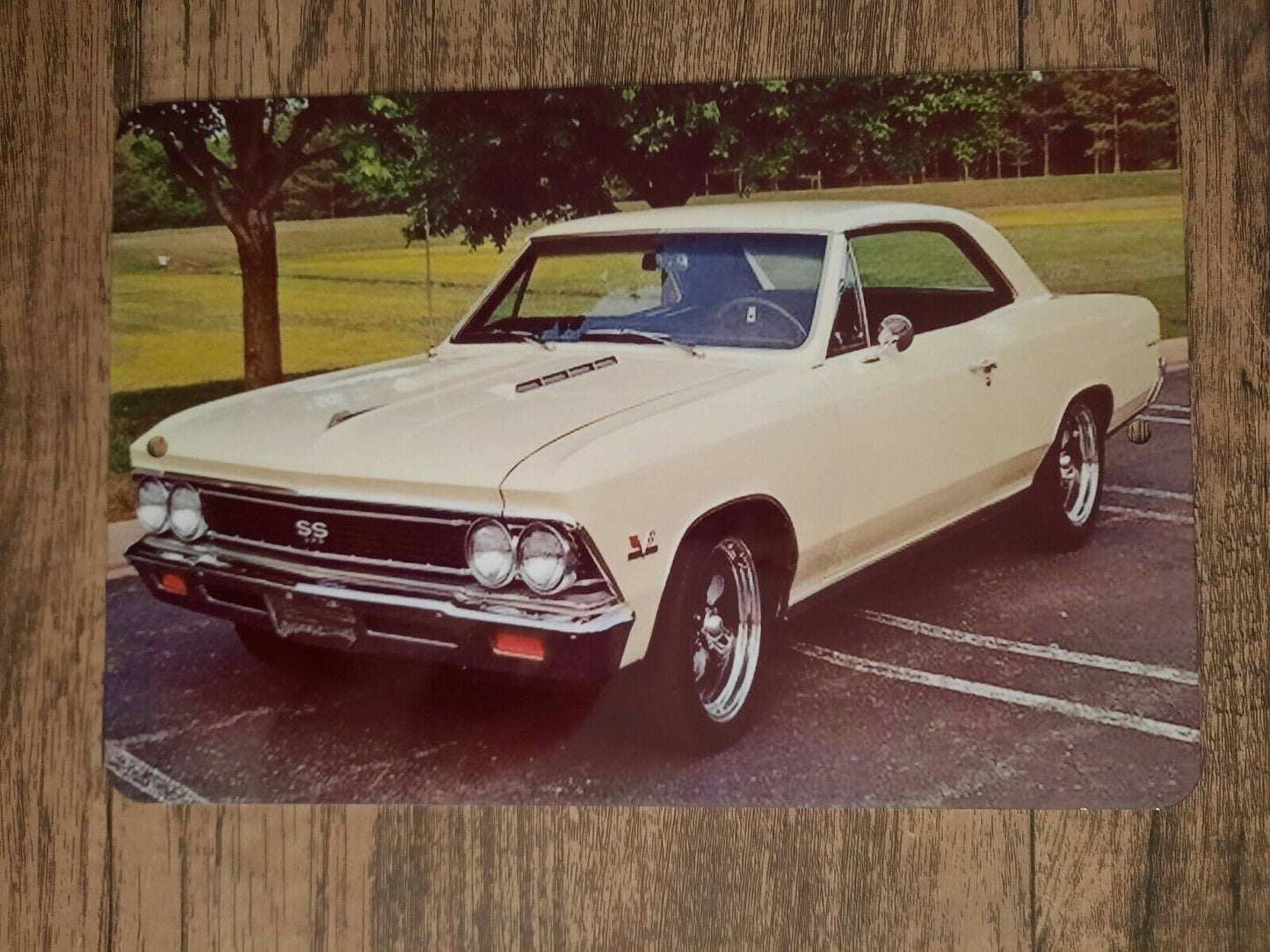 1966 Chevy Chevelle SS Super Sport 8x12 Metal Wall Car Sign