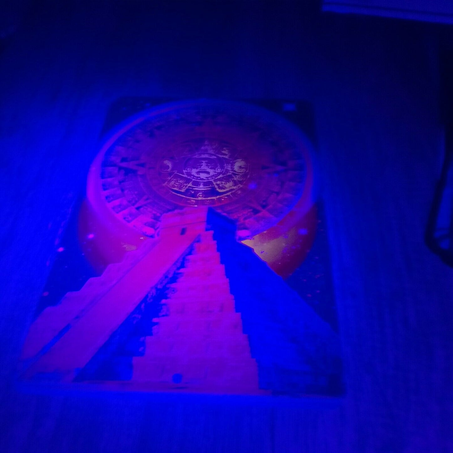 Mayan Pyramid Misc Poster Style 8x12 Metal Wall Sign