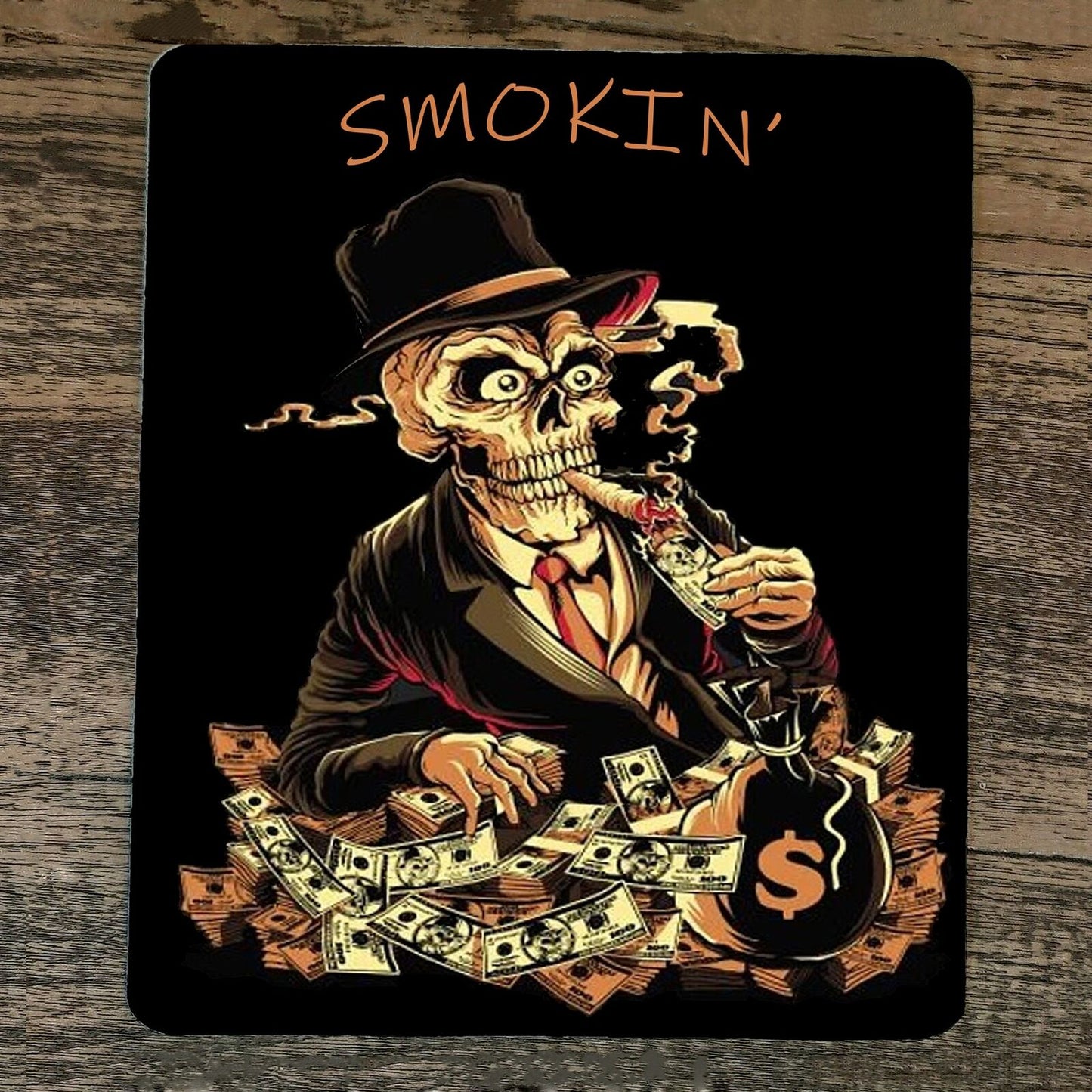 Mouse Pad You Smokin Skull Gambling Ganster
