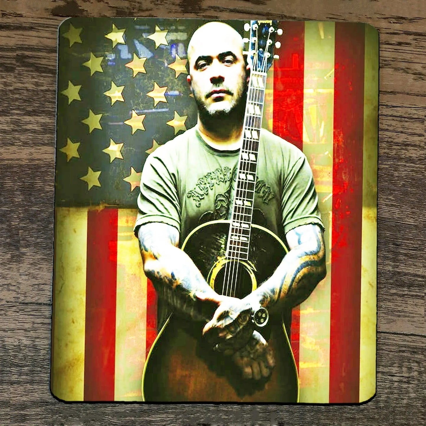 Mouse Pad Aaron Lewis USA Flag