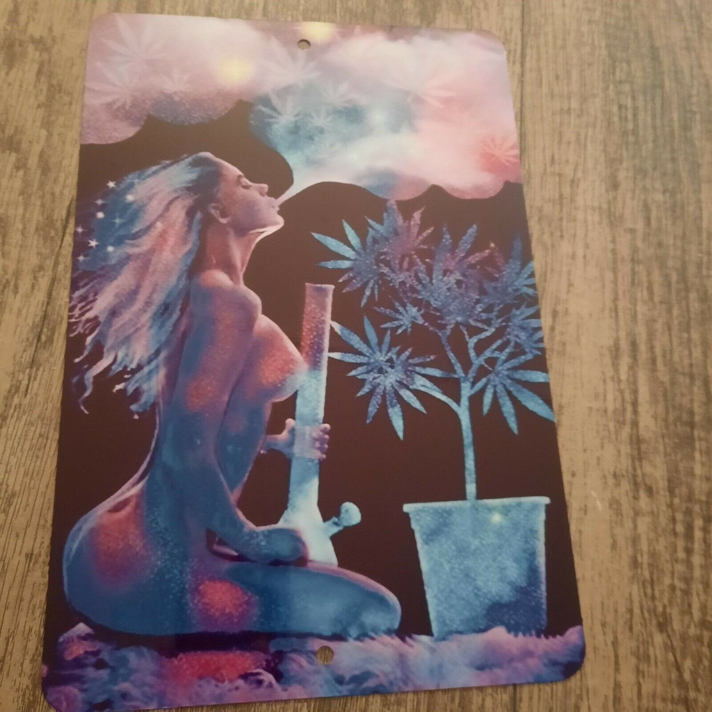 Cannabliss Sexy Ganja Girl Misc Poster Style 8x12 Metal Sign 420 Weed Mary Jane