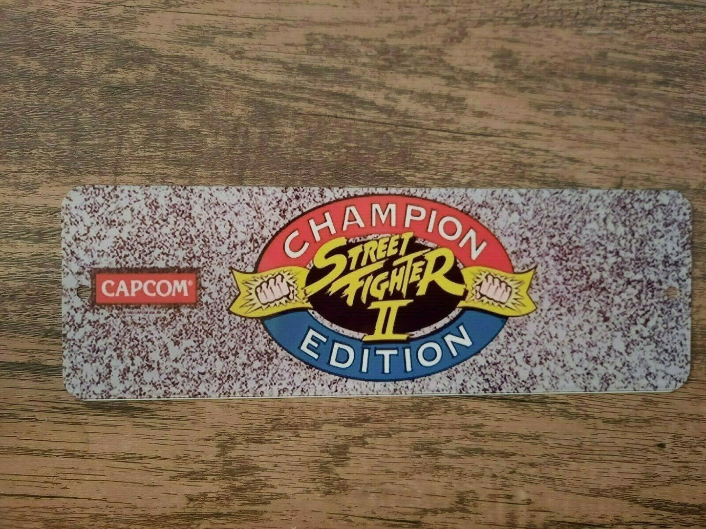 Street Fighter II 2 Champion Edition Classic Arcade Marquee 4x12 Metal Tin Sign Fighting Arcade Video Game