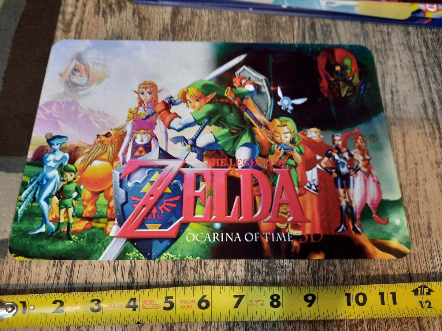The Legend of Zelda Ocarina of Time 8x12 Metal Wall Sign Video Game Retro 80s