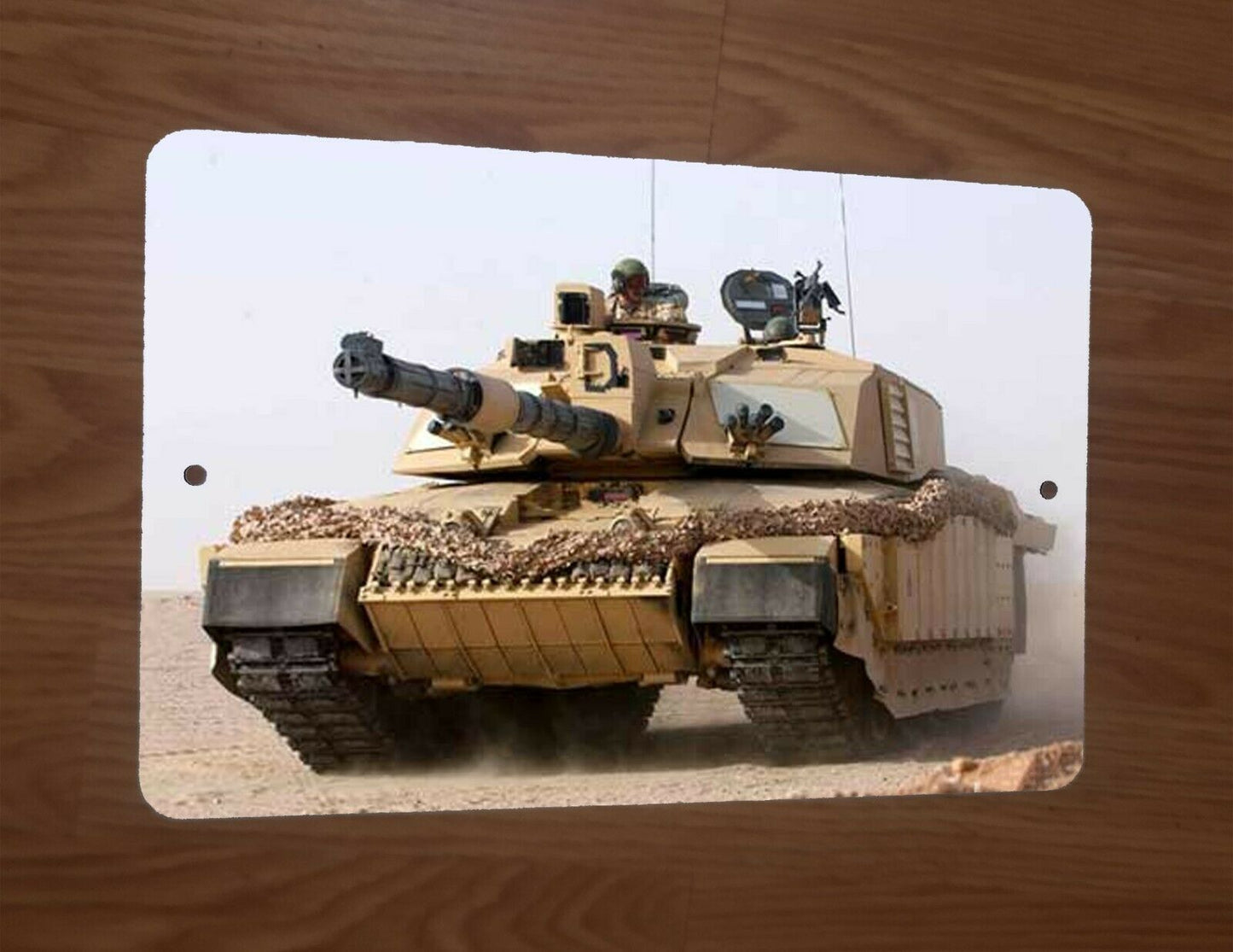 Challenger 2 UK United Kingdom British Military Main Battle Tank 8x12 Metal Sign