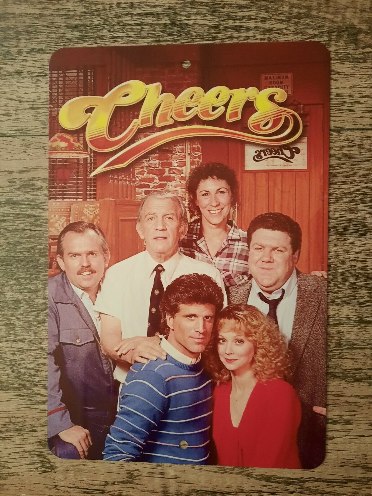 Cheers Classic Sitcom TV Show 8x12 Metal Wall Sign