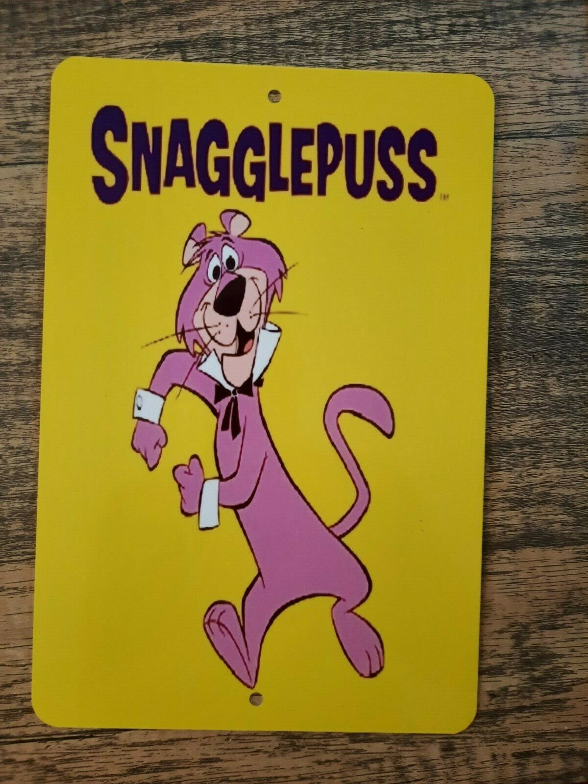 Snagglepuss Hanna Barbera Classic Cartoon 8x12 Metal Wall Sign