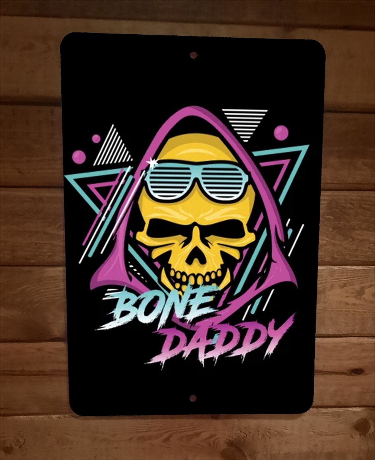 Bone Daddy 8x12 Metal Wall Sign MOTU Skeletor Masters of the Universe