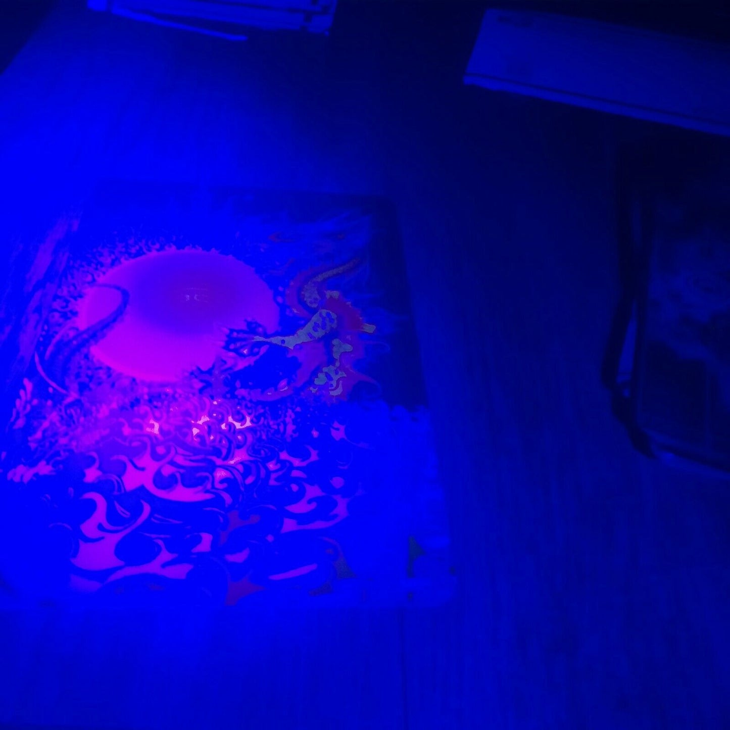 Chinese Dragon Rising Misc Poster Style 8x12 Metal Wall Sign