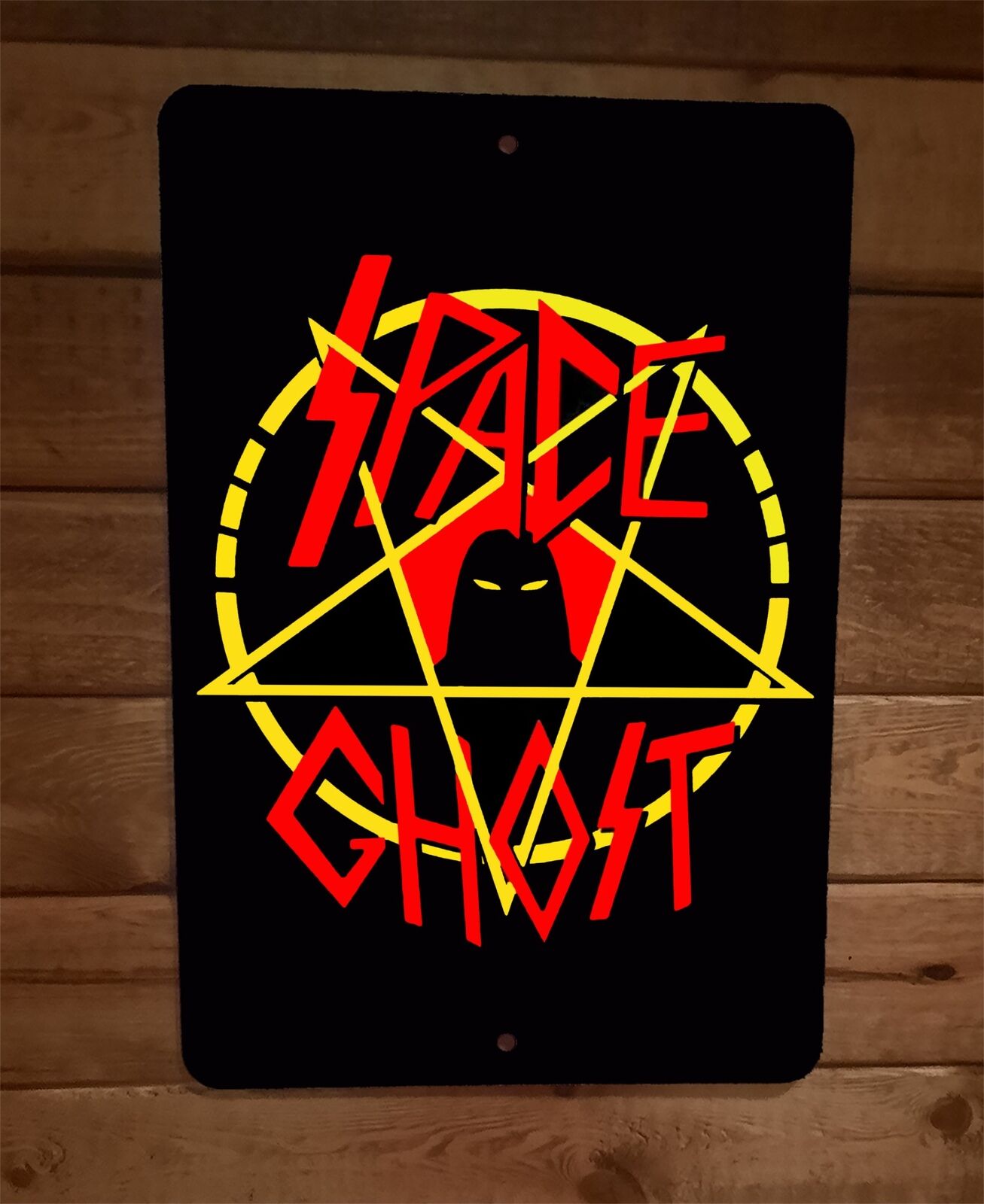 Space Ghost Slayer Music Group Parody 8x12 Metal Wall Sign