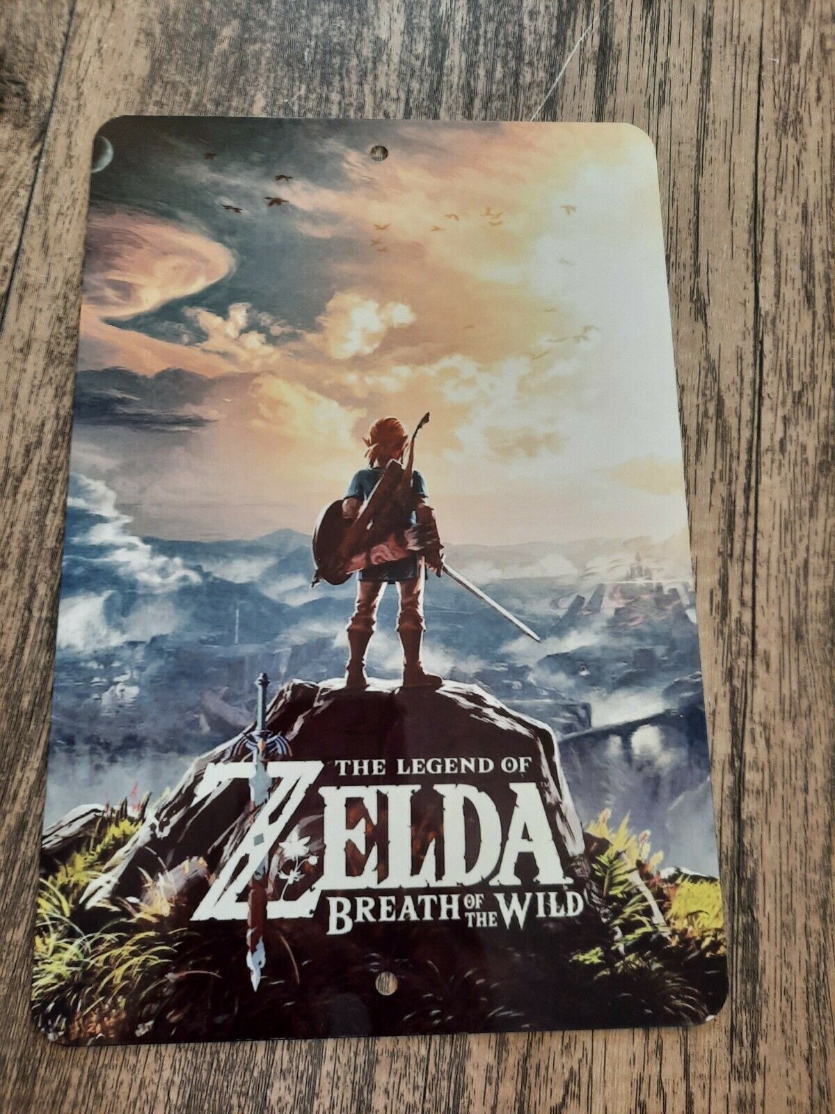 The Legend of Zelda Breath of the Wild 8x12 Metal Wall Sign Retro 80s