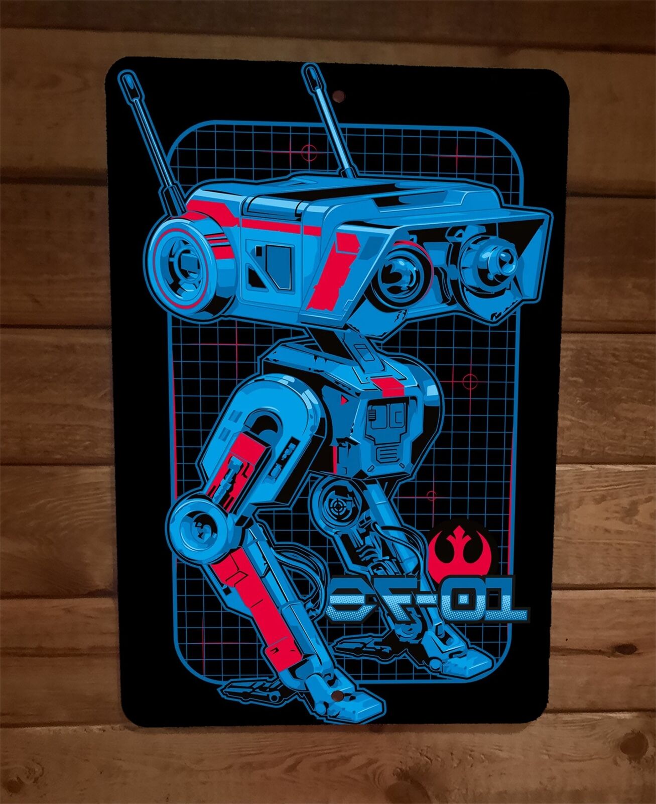 Bd-1 Star Wars Droid 8x12 Metal Wall Sign