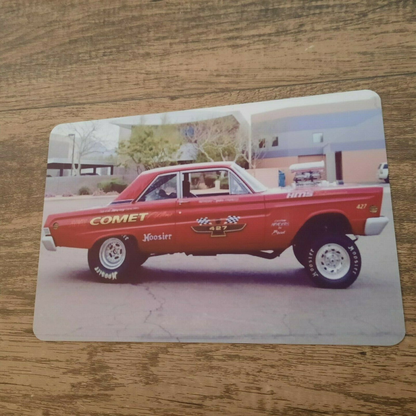 1965 Mercury Comet Gasser Hot Rod Street Car 8x12 Metal Wall Car Sign