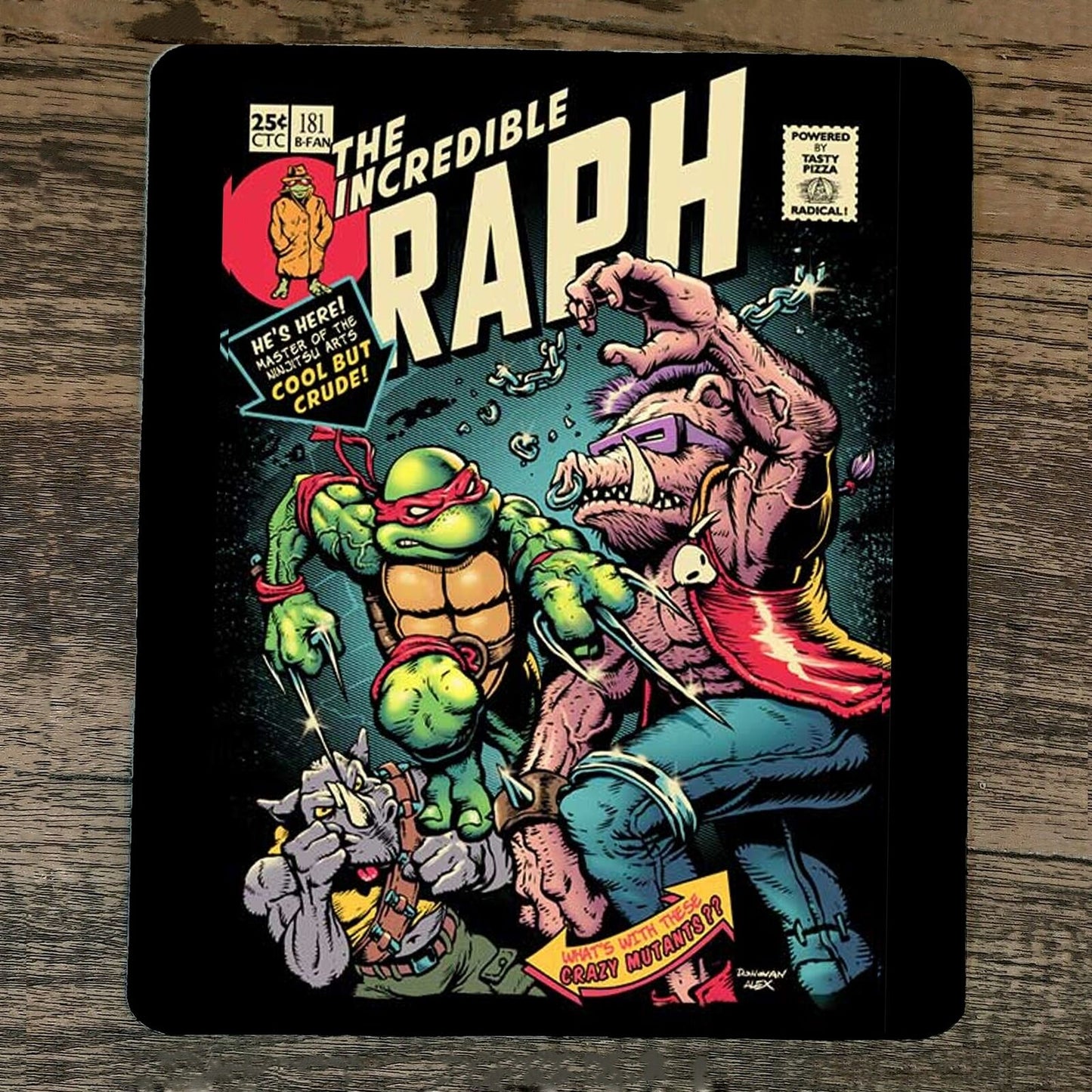 Mouse Pad The Incredible Raph TMNT Ninja Turtles