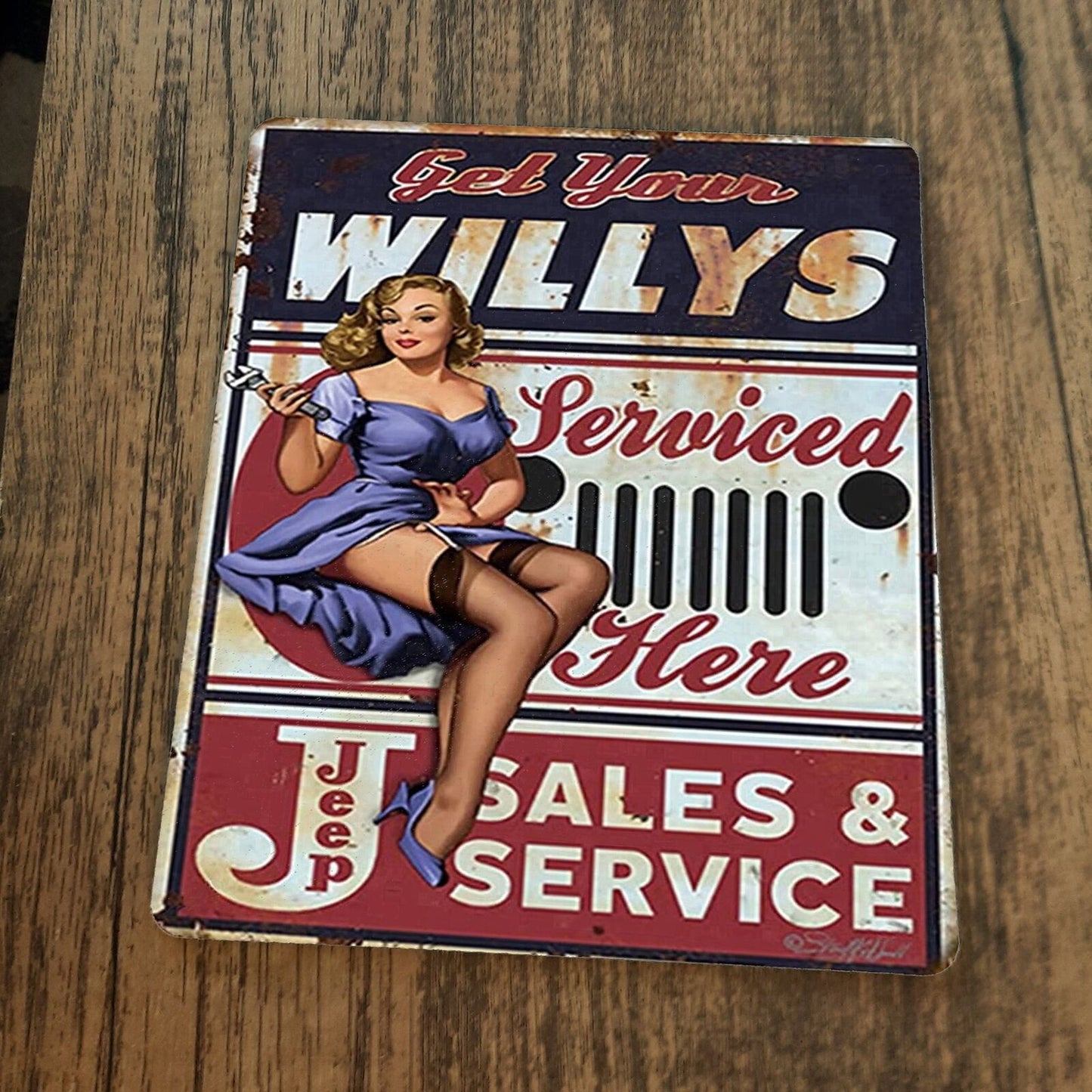 Get Your Jeep Willys Serviced Mouse Pad