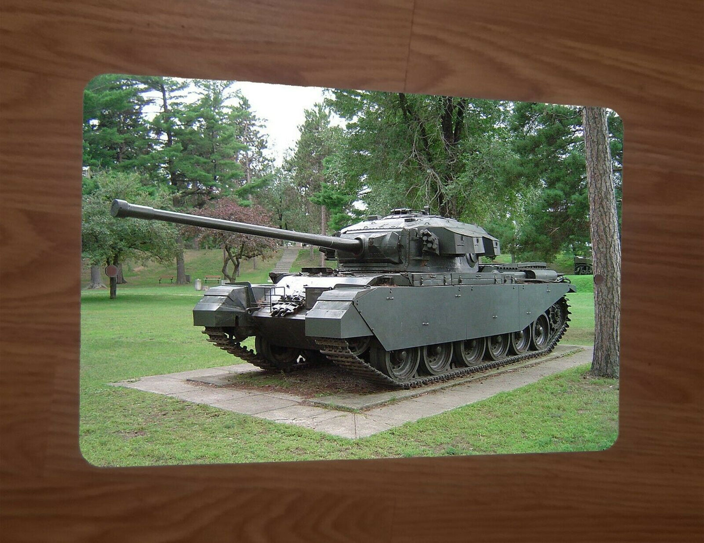 British Centurion Military Main Battle Tank Photo 8x12 Metal Wall Sign