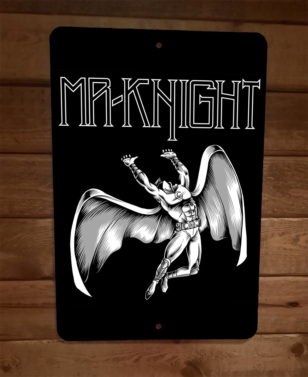 Led Moon Knight Zeppelin 8x12 Metal Wall Sign