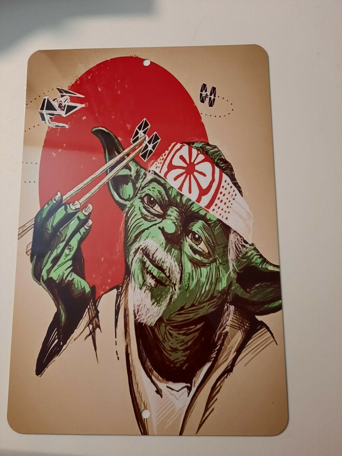 Mr Yoda Mayagi Star Wars 8x12 Metal Wall Sign Misc Poster Funny