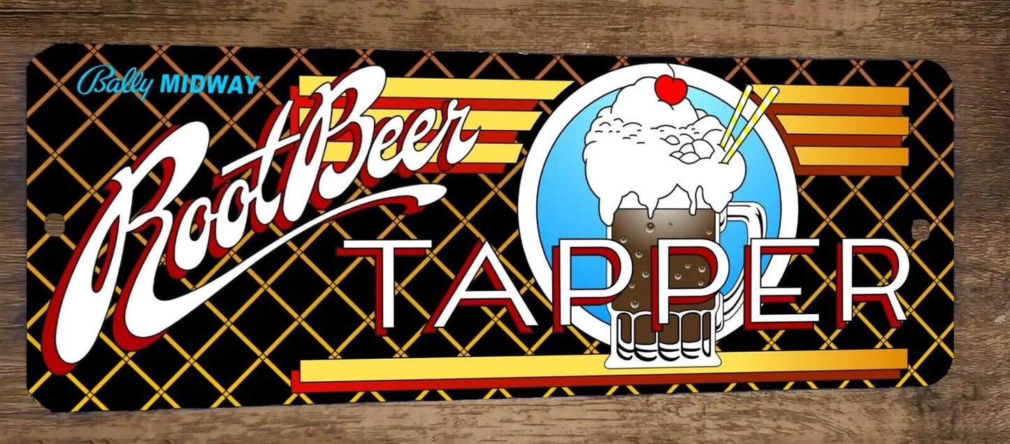 Rootbeer Tapper 4x12 Metal Wall Video Game Arcade Sign Poster