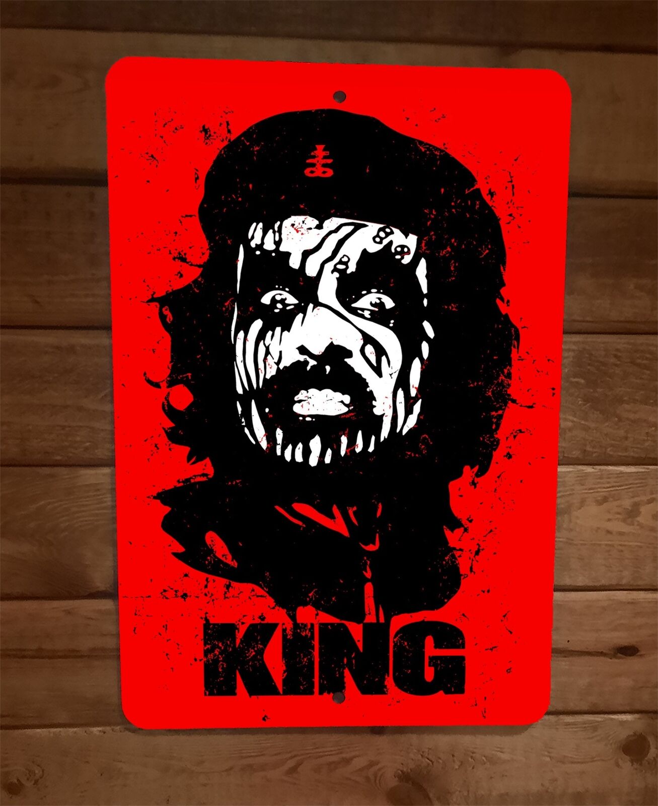 King Che Chavez Diamond Guevara 8x12 Metal Wall Sign