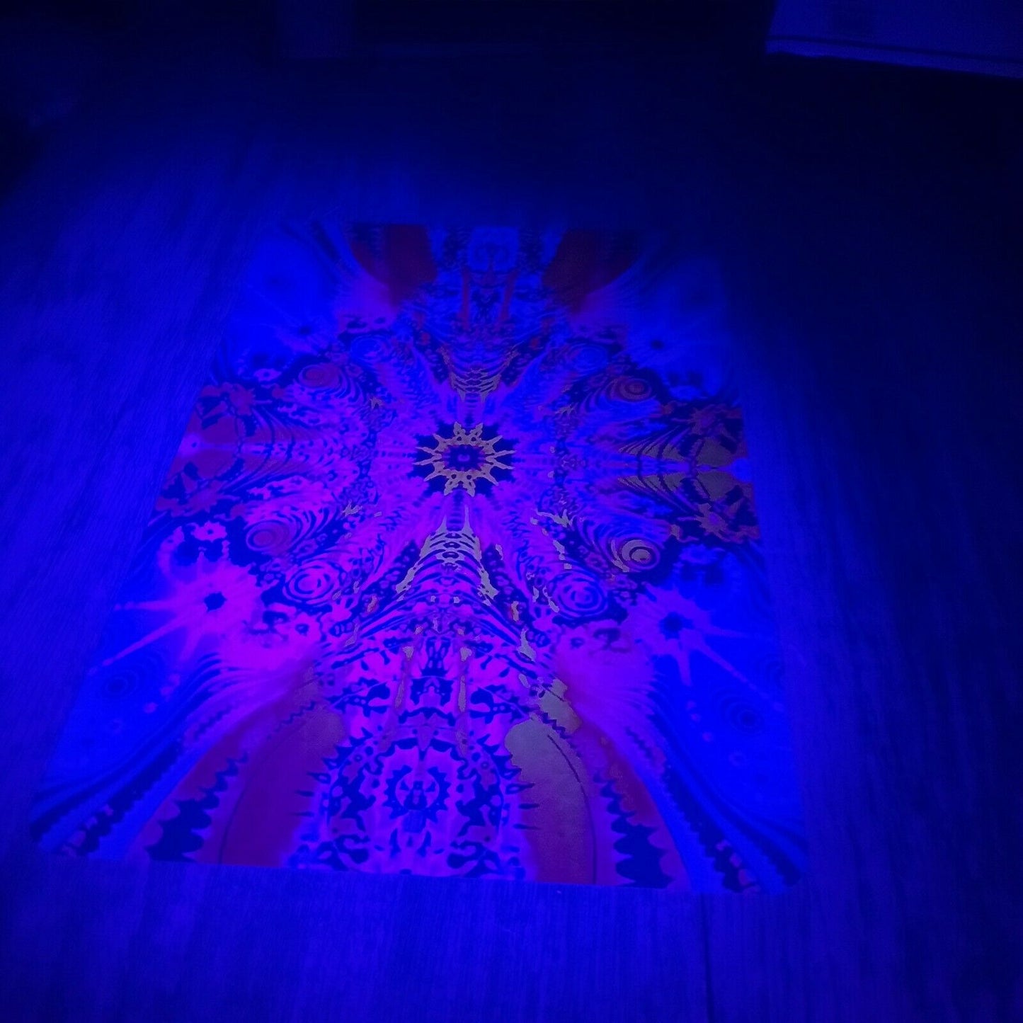 Colorful Wormhole Misc Poster Style 8x12 Metal Wall Sign